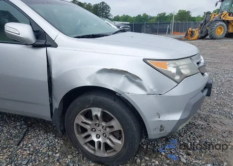 2007 Acura Mdx Technology Package из США, поврежденный, VIN 2HNYD28357H550697